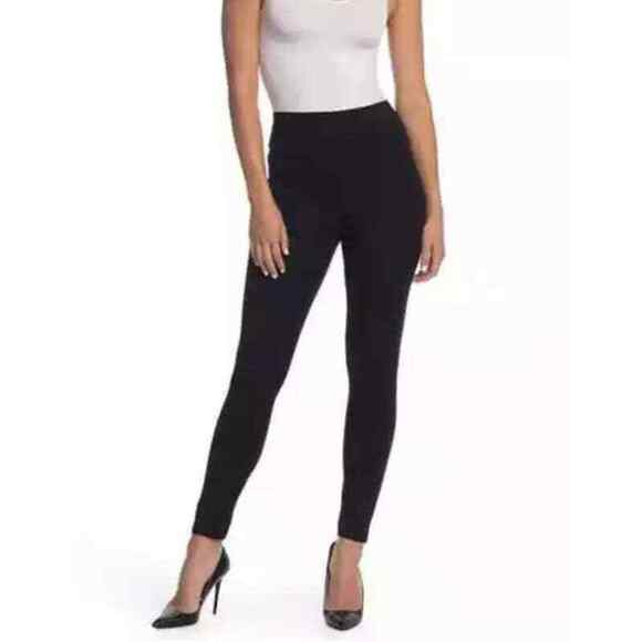 Shimera LOT of 2 Pair Everyday High Rise Elastic Waist Leggings Black XS NEW - Picture 1 of 7